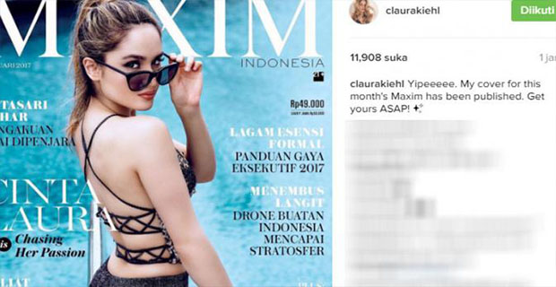 Wow....Cinta Laura Menunjukkan Sisi Kedewasaan Dengan Pamer Punggung Mulusnya