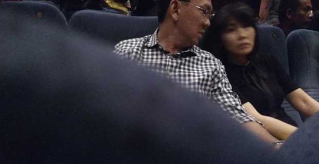 Ahok Mengajak Istri Malam Minggu Nonton Film Bidah Cinta di TIM