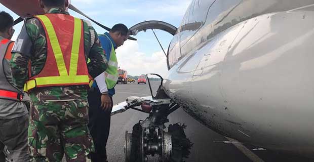 Bandara Halim Sempat Ditutup Satu Jam Pasca Ban Pecah Pesawat Pelita Air