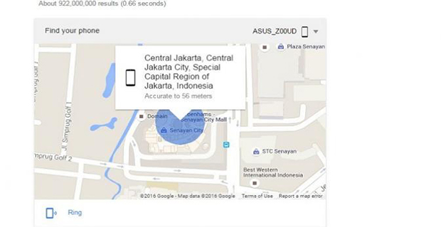 Android Hilang Bisa di Temukan dari Google