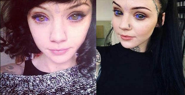 Gadis Cantik Ini Merubah Wajahnya Menjadi Alien