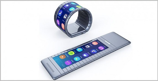 Inilah Bentuk Smartphone Lengkung Pertama di Dunia yang Berasal Dari China