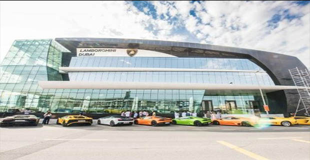 Ternyata Showroom Terbesar Lamborghini Ada di Dubai