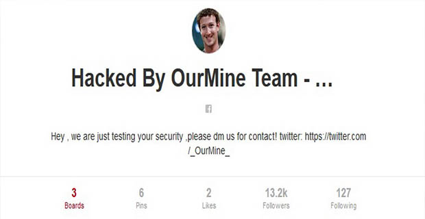 Akun Mark Zuckerberg Diretas Karena Membuat Kesalahan Keamanan Dasar