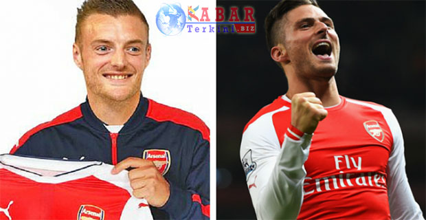Giroud Senang Vardy Bakal Gabung Arsenal