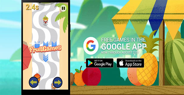 Google Ikut Merayakan Olimpiade Dengan Membuat Doodle Fruit Games