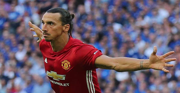 Ibrahimovic Berhasil Mengantarkan MU Menangi Community Shield
