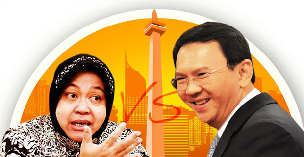 Elite PDIP Akan Menduetkan Risma-Djarot Untuk Menjadi Penantang Ahok