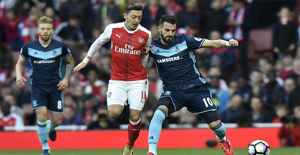 Arsenal Ditahan Imbang Middlesbrough di Kandang Sendiri