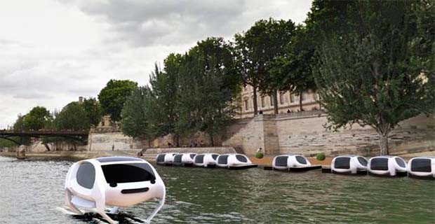 Keren, Sekarang Sungai di Paris Sudah Dilengkapi Taksi Air