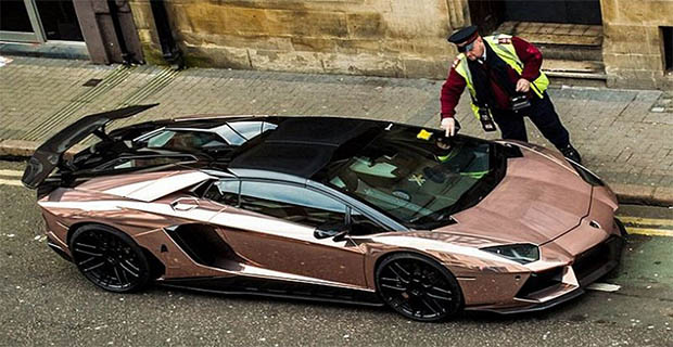 Lamborghini Aventador Ini Sudah Sering Ditilang Polisi