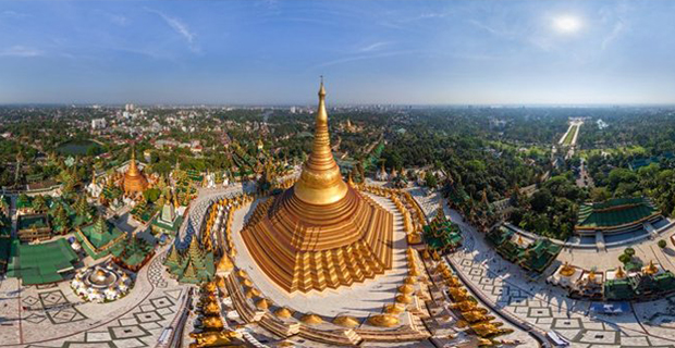 Berhias Emas Berlian, Shwedagon Paya Menjadi Pagoda Termegah di Dunia