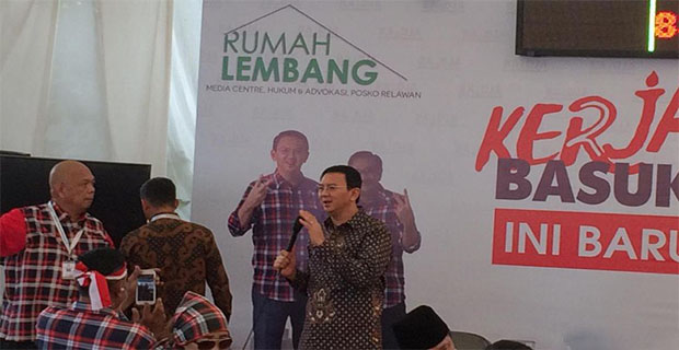 Ahok: Jika Menang 1 Putaran, Kita Permalukan Orang yang Menyudutkan