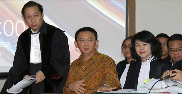 Ahok Marah Karena Disebut Kafir di Persidangan