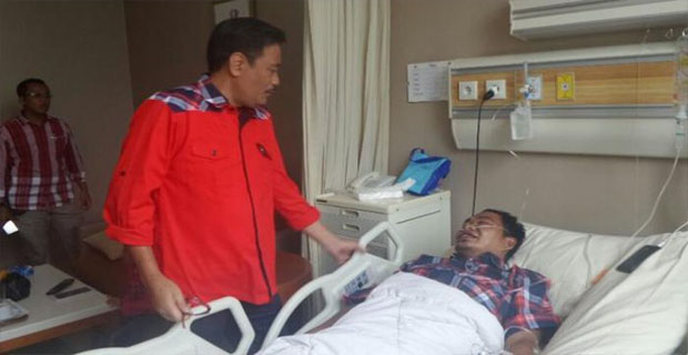Akhirnya Pelaku Pemukulan Widodo PDIP Menyerahkan Diri ke Polsek Tanjung Duren