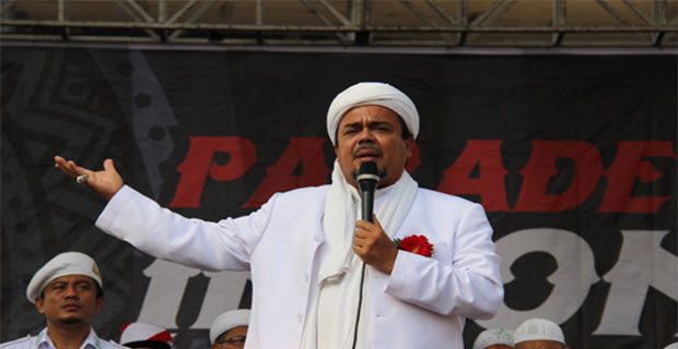 Habib Rizieq Mengkritik Polisi Terkait Laporan Sukmawati