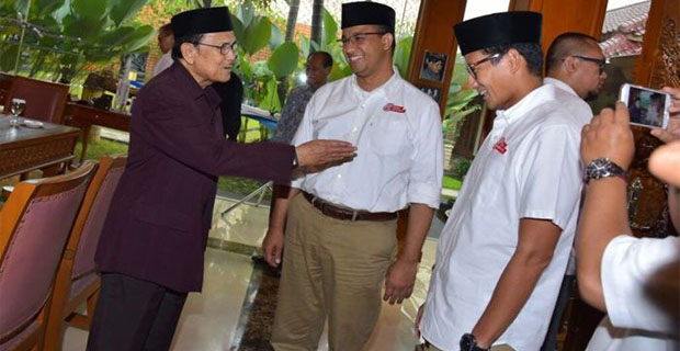 Pesan Habibie Kepada Anies dan Sandi Menjelang Debat Cagub DKI 2017