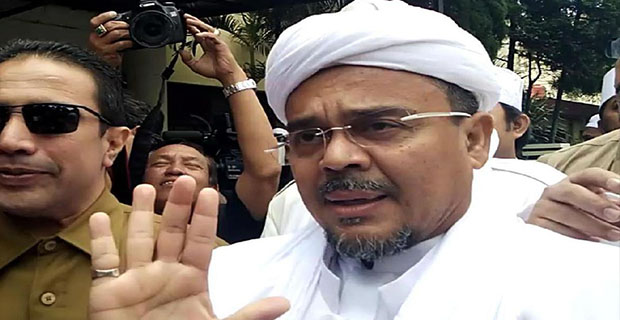 Habib Rizieq Kecewa dengan Video Ceramah yang Diputar Penyelidik