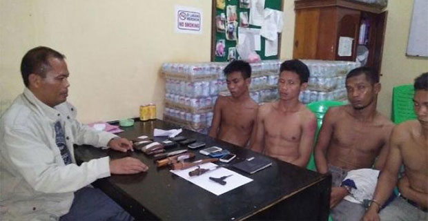 Polisi Amankan 4 Perampok Penumpang Mobil Travel di Jambi