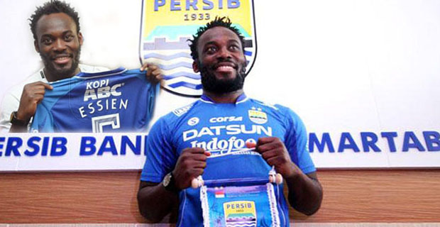 Michael Essien Jalani Latihan Perdana di Persib Sore Ini
