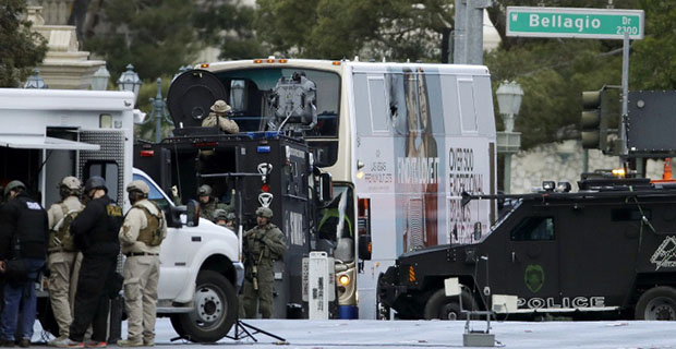 Penembakan dalam Bus Tingkat di Las Vegas Menewaskan Satu Orang