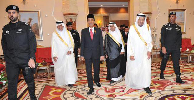 Raja Salman Tertarik Slogan Kerja Jokowi
