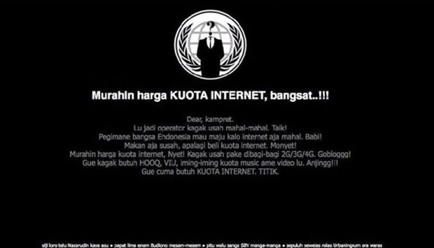 Hacker Bertindak Situs Telkomsel Diretas