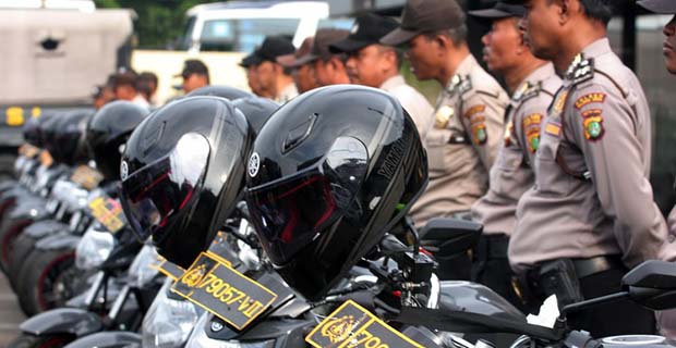 Kepolisian Gelar Patroli Skala Besar Mengamankan Pemungutan Suara 19 April