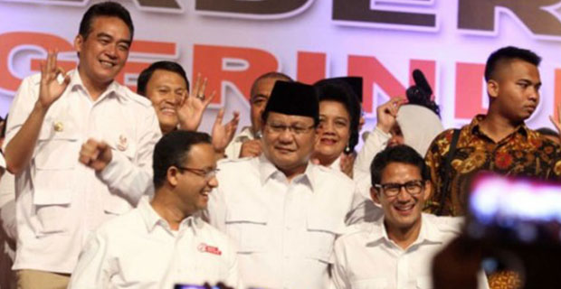 Pesan Prabowo Untuk Anies dan Sandi : Jika Kau Khianati Rakyat, Saya turunkan