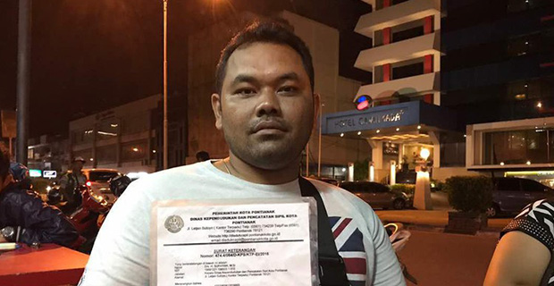 Rinton Meminta Penyebar Hoax Dirinya Sebagai Bomber Ditangkap