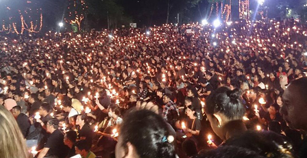 Tiga Pemuka Agama Memimpin Doa Buat Ahok di Taman Tugu Proklamasi