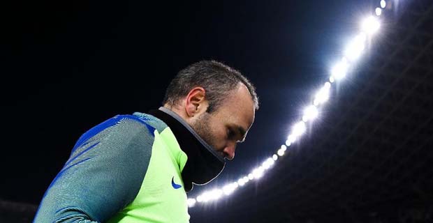 Barcelona Belum Perpanjang Kontrak Iniesta