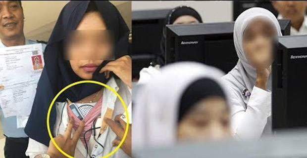 Viral Wanita Sembunyikan Ponsel Dalam Baju Saat Ujian CPNS
