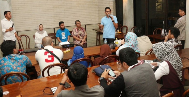 Sandiaga akan Tetap Pertahankan Aplikasi Qlue