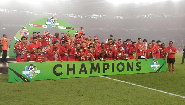 Persija Jakarta Juara Liga 1 Indonesia 2018