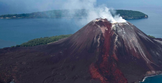 Gunung Anak Krakatau Status SIAGA
