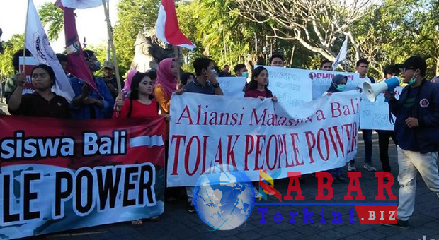 Penolakan Aksi People Power Dari Mahasiswa Lintas Agama di Bali